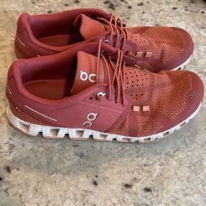 On Cloud Running Shoes in Rust Red chili rust